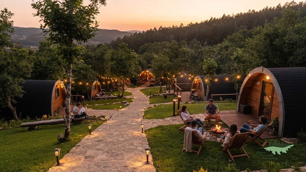 Tenda glamping ao pôr do sol na natureza portuguesa — Soul Glamping Madeira