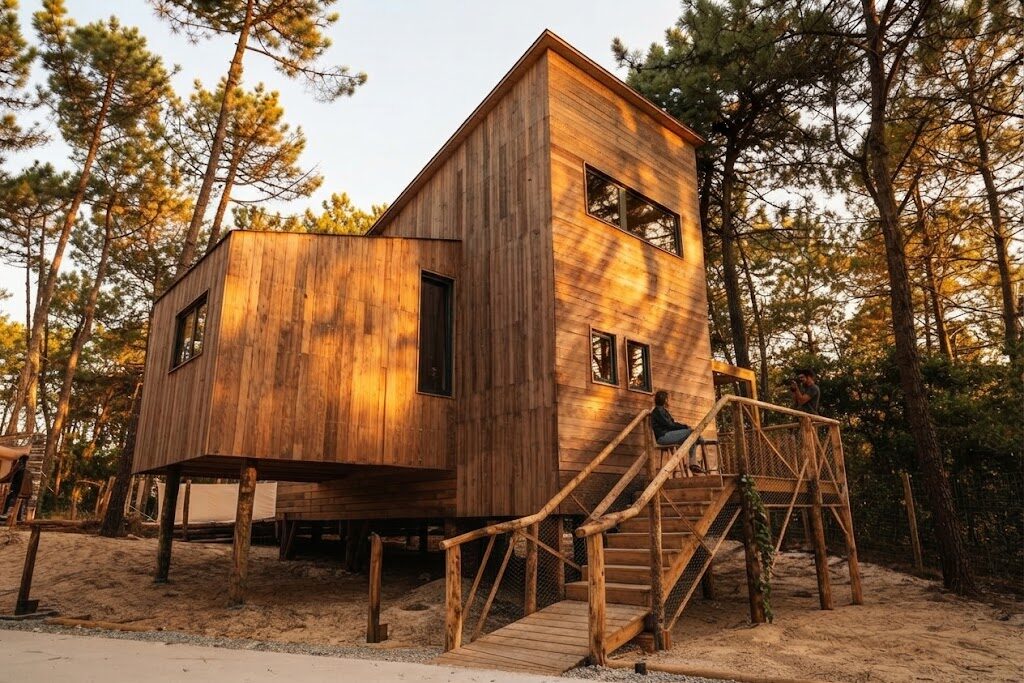 Domo transparente com vista sobre a paisagem — Glamping em Lisboa